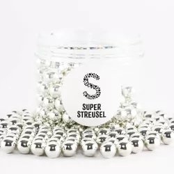 Silver chocolate pearls 1 cm - 180 g