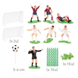 1 Soccer decoration set