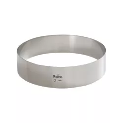 Anelli per torte in acciaio inox - diametro stampi per torte: 24 cm