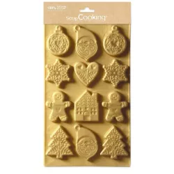 Silicone mold with Christmas motifs