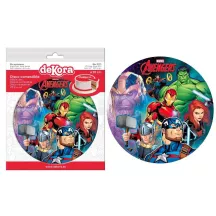 Disc "Avengers" in wafer paper