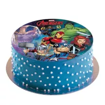 Disc "Avengers" in wafer paper