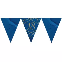 Guirlandes à chiffre "Navy & Gold" - Chiffre: 18