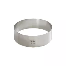 Tortenringe aus Edelstahl - Kuchenformen Durchmesser: 18 cm