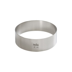 Tart rings in steel - pies molds diameter: 18 cm