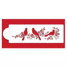 Stencil Love Birds