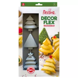 Silikonform Weihnachtsbaum, 6 Stück