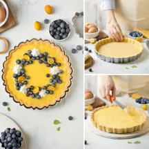 Tart baking dish with lifting base Ø 25 cm made of stainless steel