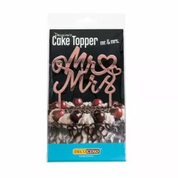 Mr & Mrs Cake Topper Spiegeloptik