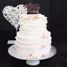 Mr & Mrs Cake Topper Spiegeloptik