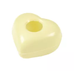 Coque de pralinés Cœur de remplissage blanc, 48 pièces