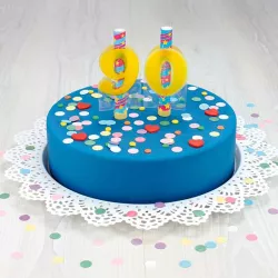 Fontana per torta 9 – decorazione numerica per torte e dolci
