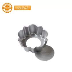 Round tartelette dish with lifting base Ø 8 cm
