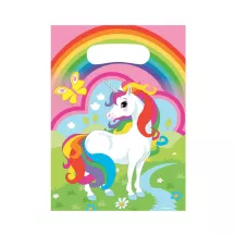 Sacchetti regalo Unicorno, set da 8
