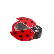 Cookie tin ladybug with wings, 180 x 140 x 40 mm
