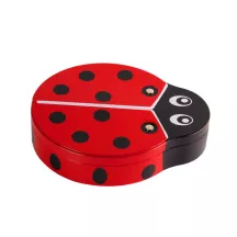 Boîte à biscuits coccinelle avec ailes, 180 x 140 x 40 mm