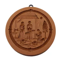 Modèle de biscuit Crèche Ø 98 mm (vers 1980)