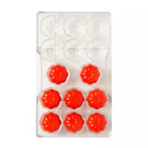 Pralinenform kleiner Kürbis, 14 Pralinen