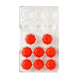 Pralinenform kleiner Kürbis, 14 Pralinen