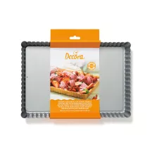 Tart baking dish rectangular 32 x 22 cm with lifting base