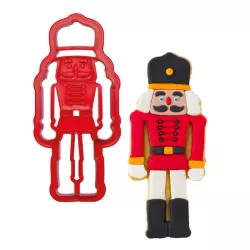 Tagliabiscotti Schiaccianoci in acciaio inox per Natale