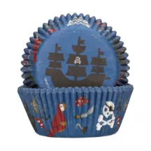 Cupcake baking cups pirates, 48 pieces