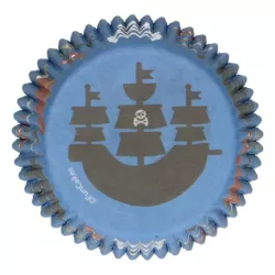 Stampo per cupcake Pirati, 48 pezzi