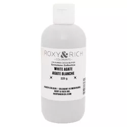 Burro di cacao colorato bianco neve con forte Glitter, 315 g