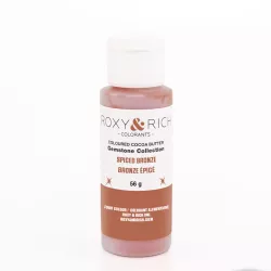Farbige Kakaobutter Bronze stark glitzernd