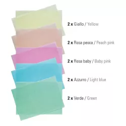 Carta commestibile colorata, 10 pezzi