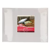 White cake box 40 x 30 x 20 cm large
