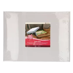 Scatola per dolci bianca 40 x 30 x 20 cm