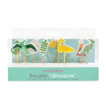 Candles "Dinosaur"- 8pcs