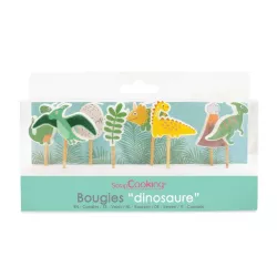 Bougies "Dinosaures" - 8pcs