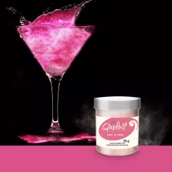 Glitter for cocktails pink 25 gram
