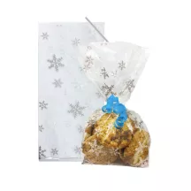 Transparent bag Snowflakes, 20 pieces