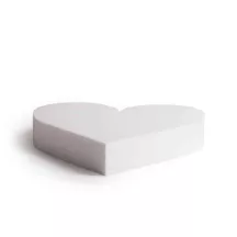 Cœur factice pour gâteau 15 x 5 cm