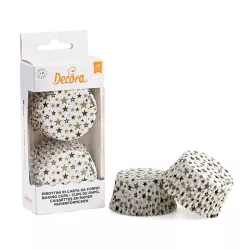 Pirottino per cupcake Stelline, 36 pezzi
