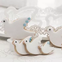 Cookie cutter dove set, 3 pieces