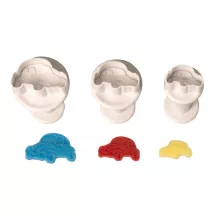 Car cookie cutter set, 3 pieces