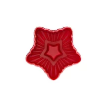 Cookie cutter with ejector star wavy