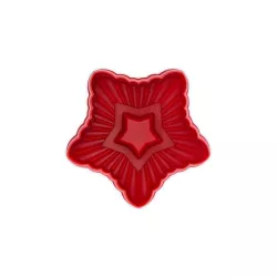 Cookie cutter with ejector star wavy