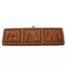 Modèle de pâtisserie Nativité 165 x 49 mm