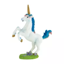 Statuetta decorativa unicorno in piedi