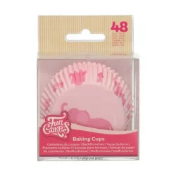 Cupcakes-Backförmchen Babypink, 48 Stück