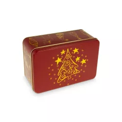 Christmas cookie tin 192 x 127 x 87 mm