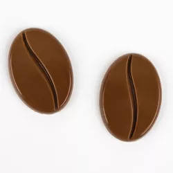 Chicchi di caffè a stampo pralinato, 18 pezzi