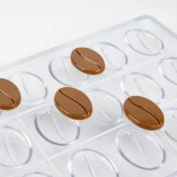 Chicchi di caffè a stampo pralinato, 18 pezzi