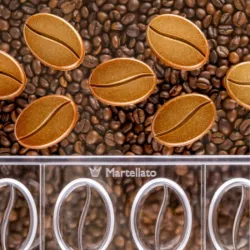 Chicchi di caffè a stampo pralinato, 18 pezzi