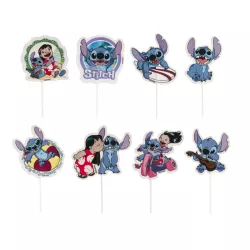 16 cake toppers from Stitch
